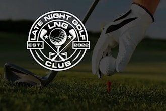 design golf and sports, club, tournament logo