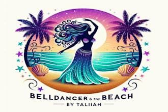 design a cool summer beach logo