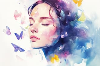 illustrate the best watercolor illustration