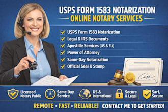 handle remote online notary and legal document notarization