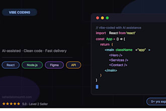 build a custom coded website with react and nodejs