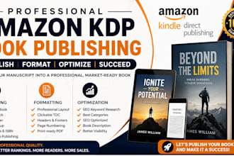amazon kdp book publishing, kdp book formatting and publish book on amazon