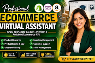 be your virtual assistant for ecommerce, SEO and admin tasks
