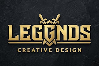 design a bold and iconic legends logo for your brand
