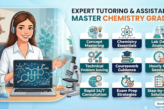 tutor chemistry, organic, inorganic and physical chemistry