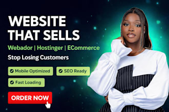 design webador website, hostinger website bigcommerce shift4shop webador design