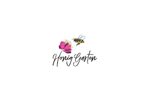 design unique honey garden logo