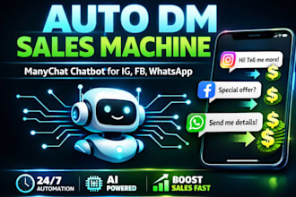 build manychat chatbot, manychat ai automation, manychat bot for your business