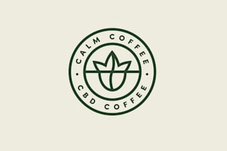 design cbd coffee company logo