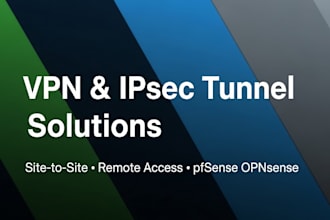 setup ipsec VPN site to site tunnels, remote access and firewall