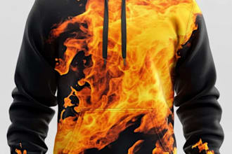 create amazing hoodie mockup design