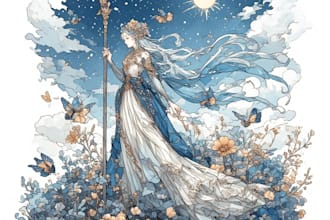 make a fantasy illustration