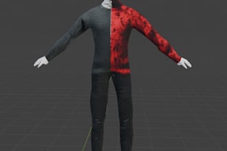 create psx style 3d models and characters for your game