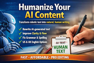 humanize ai generated content to sound natural and undetectable