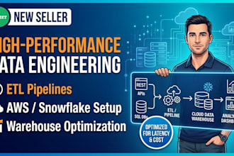 provide expert level solutions for custom data and etl pipelines