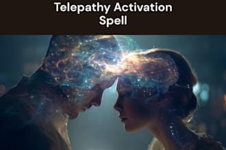 cast a fast telepathy spell to influence for anything you want
