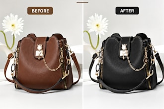 professionally recolor images, clothes, and products