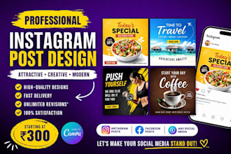 design attractive instagram posts