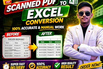 type scanned PDF fast and accurate