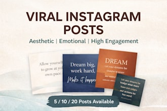 design viral aesthetic instagram quote posts for engagement