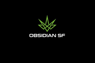 design looking modern cool cannabis retail store logo