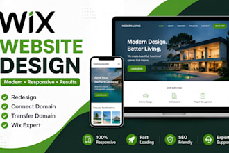 redesign wix website connect or transfer domain wix website developement expert