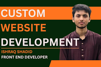 build custom website and landing page