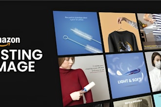 design amazon listing images and  infographics product mockups for ecommerce
