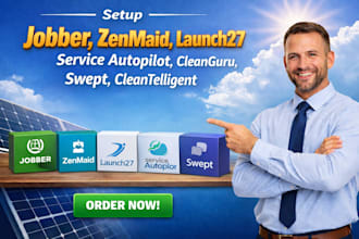 setup jobber zenmaid launch27 service autopilot cleanguru swept cleantelligent