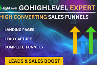 build a high converting gohighlevel sales funnel for lead generation