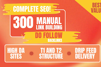 build manual high da dofollow backlinks with tiered drip feed SEO strategy