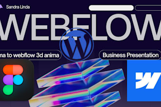 design redesign webflow landing page, figma to framer, figma to webflow 3d anima