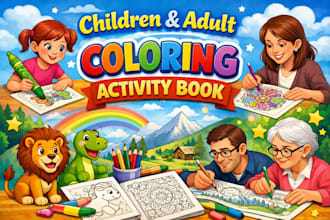 design engaging kids worksheets, coloring pages, mazes for homeschool preschool