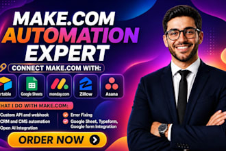 create custom make com integrations and ai automation systems