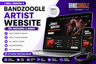 build bandzoogle music website bandzoogle artist website crowdfunding page