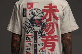 design japanese style t shirts artwork