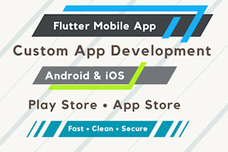 develop a flutter mvp app for android and ios