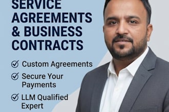 draft professional service agreements and business contracts