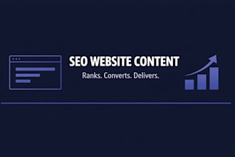 write SEO website content that drives organic traffic