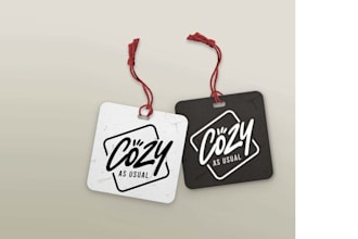 design attracts lounge wear cozy clothing line logo