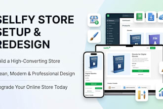 sellfy design and redesign
