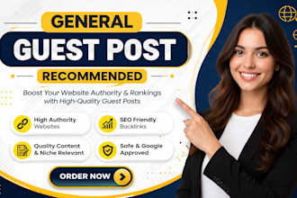 do a guest post on a high quality general blog