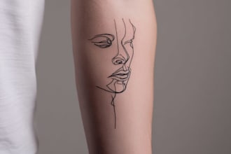 deal minimalist or fine line tattoo design