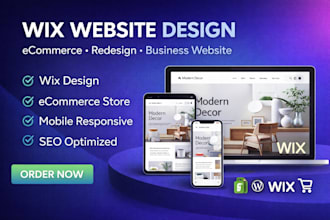 create wix website design wix ecommerce website and wix redesign