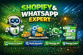do shopify ai chatbot, shopify automation, whatsapp API, whatsapp chatbot