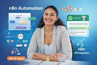 n8n automation n8n ai agent n8n workflow whatsapp chatbot n8n api integration