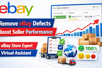 fix and remove your ebay account defects, improve ebay account health