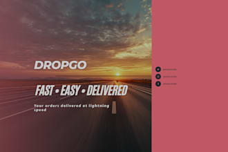 create cinematic ecommerce and dropshipping logo