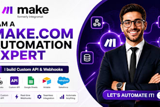 build ecommerce and lead generation automations on make com expert
