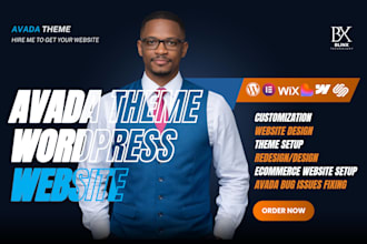 setup avada wordpress website avada woocommerce fix avada builder redesign avada